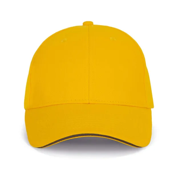 ORLANDO 6 PANEL CAP - K-UP Yellow Slate Grey