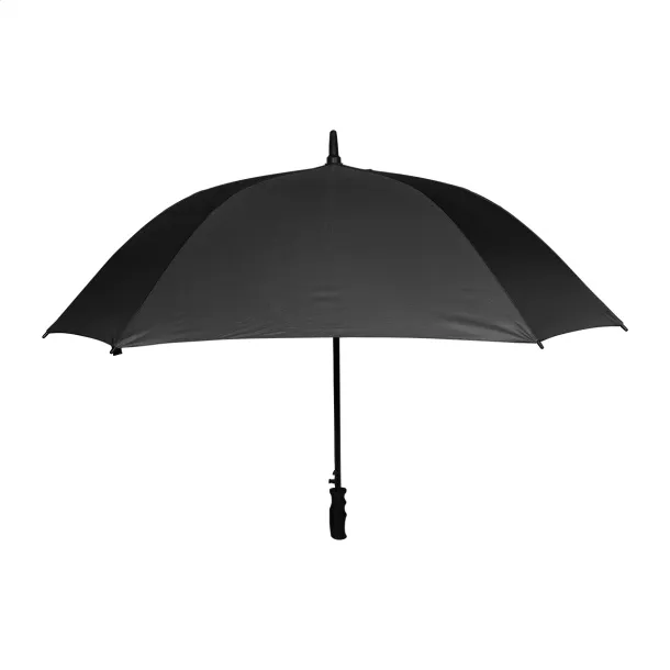 Quadstorm square RPET umbrella Black