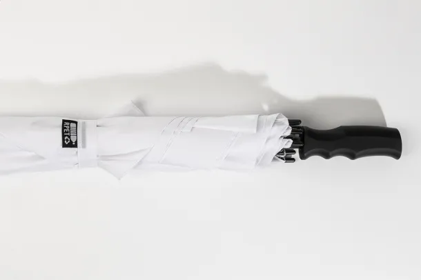 Quadstorm square RPET umbrella White