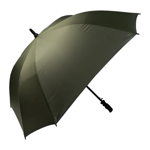 Quadstorm square RPET umbrella Green