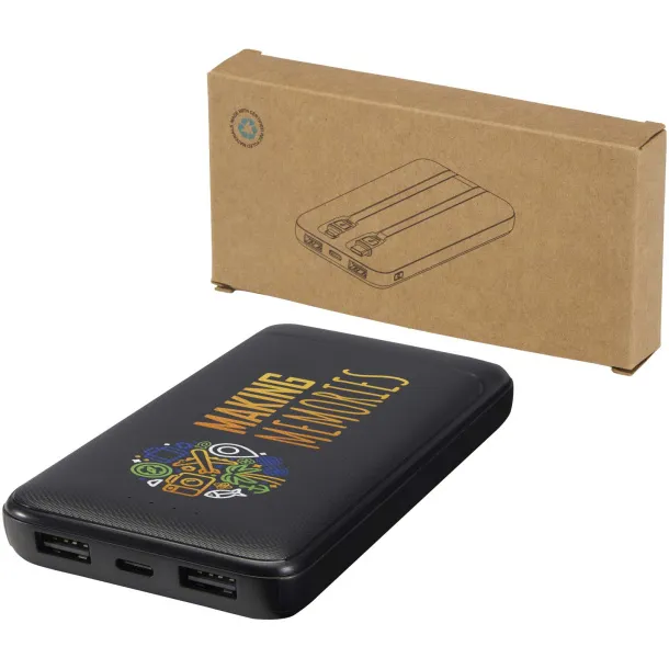 Adhil Prijenosna baterija - 10 W, 10 000 mAh Crna