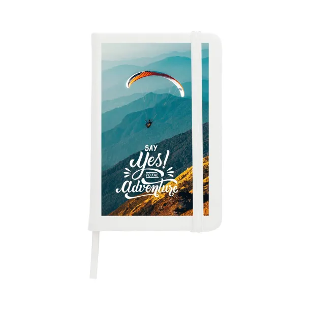 Eva PU notebook A5 Bijela