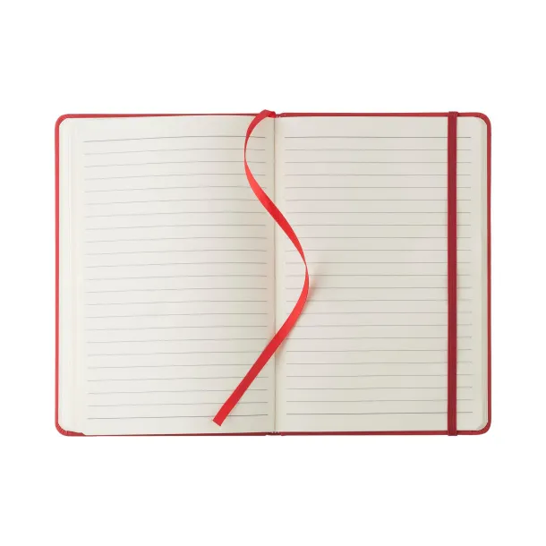 Eva PU notebook A5 Crvena