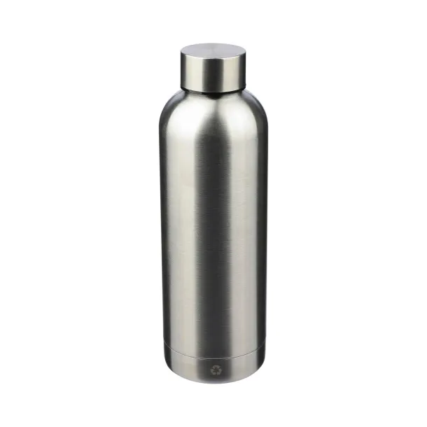 ISAIAH boca od recikliranog nehrđajućeg čelika, 500 ml Srebrna