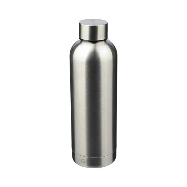 ISAIAH boca od recikliranog nehrđajućeg čelika, 500 ml Srebrna
