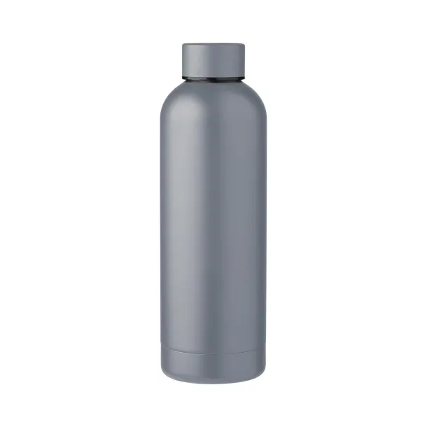 ISAIAH boca od recikliranog nehrđajućeg čelika, 500 ml Siva