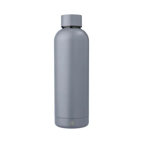 ISAIAH boca od recikliranog nehrđajućeg čelika, 500 ml Siva
