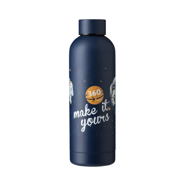 ISAIAH boca od recikliranog nehrđajućeg čelika, 500 ml navy