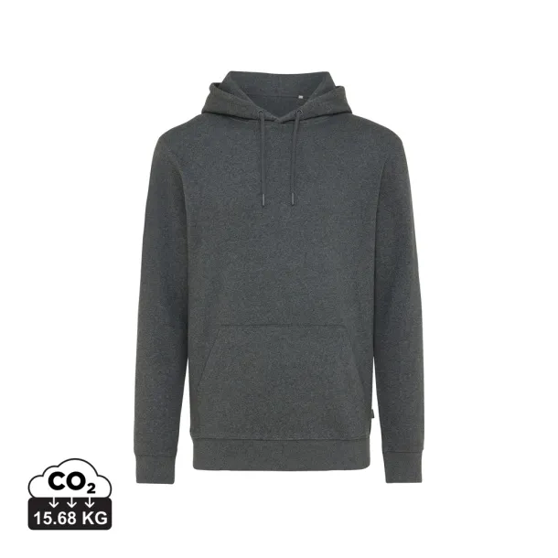 Iqoniq Torres unisex neobojeni hoodie od recikliranog pamuka, 340 g/m² - iqoniq heather anthracite