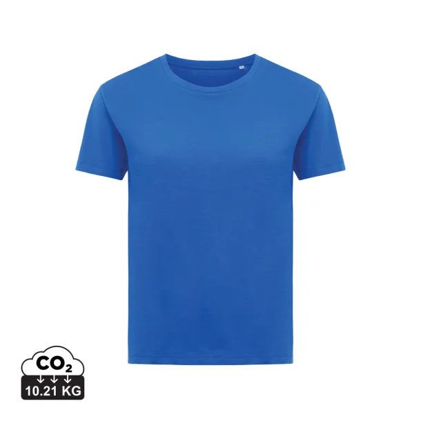  Iqoniq Yala women lightweight recycled cotton t-shirt - iqoniq Kraljevski plava