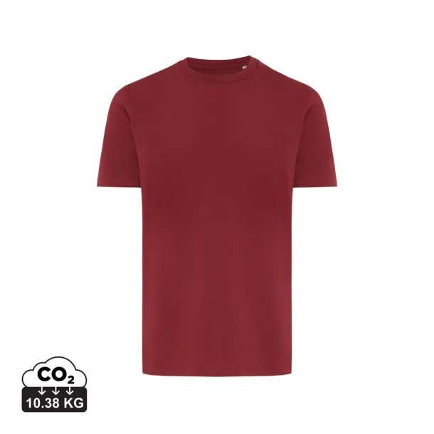 Iqoniq Brett unisex kratka majica od recikliranog pamuka - iqoniq burgundy