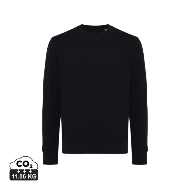  Iqoniq Etosha lightweight recycled cotton crew neck - iqoniq Black