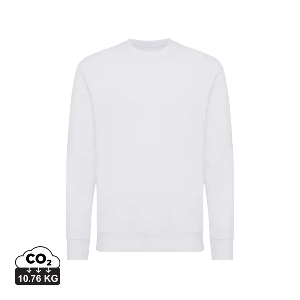 Iqoniq Etosha lagani pulover od recikliranog pamuka, 280 g/m² - iqoniq recycled white