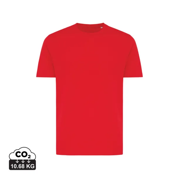 Iqoniq Brett unisex kratka majica od recikliranog pamuka - iqoniq Crvena