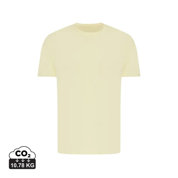Iqoniq Brett recycled cotton t-shirt - iqoniq cream yellow