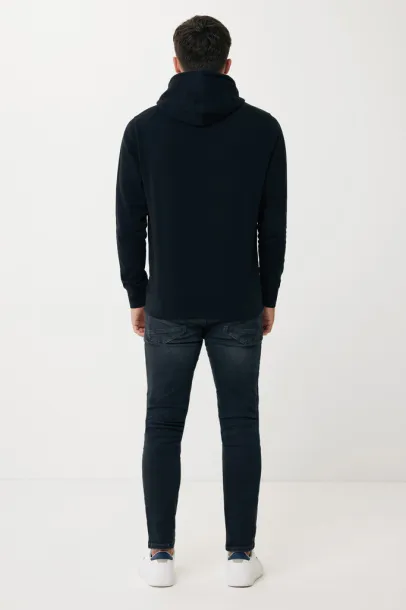  Iqoniq Rila lightweight recycled cotton hoodie - iqoniq Black