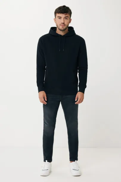  Iqoniq Rila lightweight recycled cotton hoodie - iqoniq Black