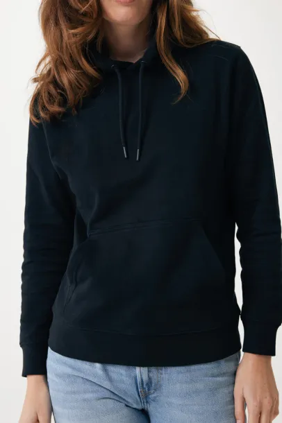  Iqoniq Rila lightweight recycled cotton hoodie - iqoniq Black