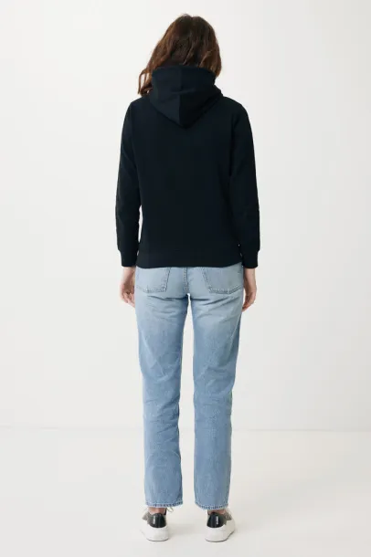  Iqoniq Rila lightweight recycled cotton hoodie - iqoniq Black