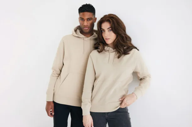  Iqoniq Rila unisex lagani hoodie od recikliranog pamuka, 280 g/m² - iqoniq desert