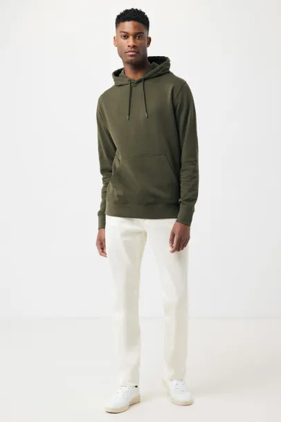  Iqoniq Rila lightweight recycled cotton hoodie - iqoniq khaki