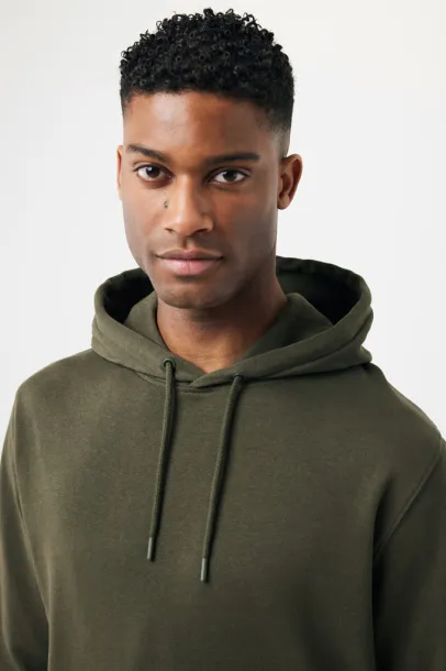  Iqoniq Rila lightweight recycled cotton hoodie - iqoniq khaki