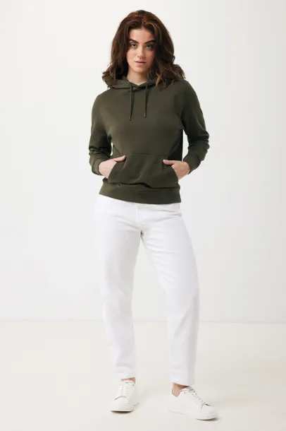  Iqoniq Rila lightweight recycled cotton hoodie - iqoniq khaki