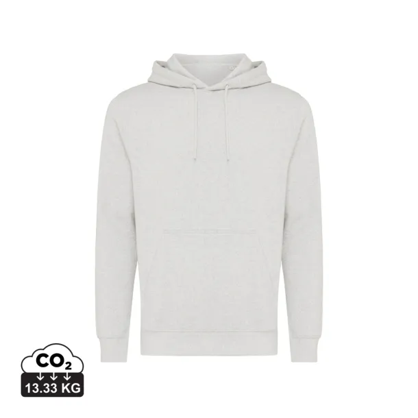  Iqoniq Rila unisex lagani hoodie od recikliranog pamuka, 280 g/m² - iqoniq light heather grey