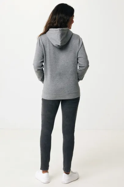  Iqoniq Rila lightweight recycled cotton hoodie - iqoniq light heather anthracite