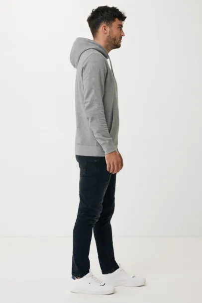  Iqoniq Rila unisex lagani hoodie od recikliranog pamuka, 280 g/m² - iqoniq light heather anthracite