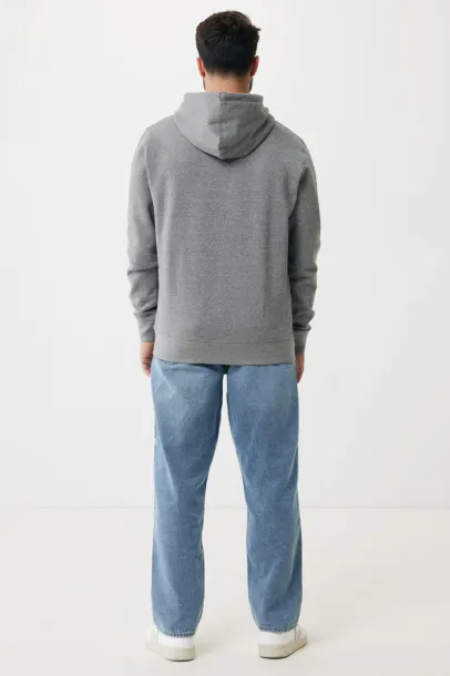  Iqoniq Rila lightweight recycled cotton hoodie - iqoniq light heather anthracite