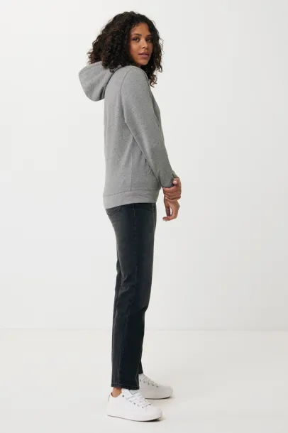  Iqoniq Rila lightweight recycled cotton hoodie - iqoniq light heather anthracite