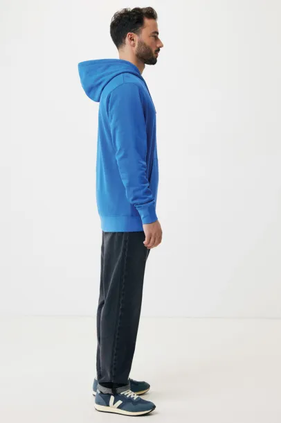  Iqoniq Rila lightweight recycled cotton hoodie - iqoniq Kraljevski plava