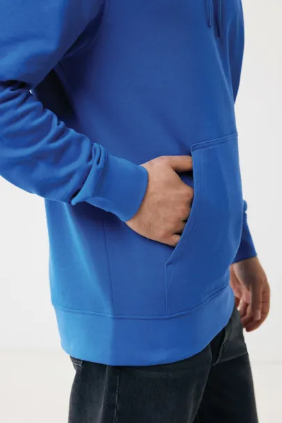  Iqoniq Rila lightweight recycled cotton hoodie - iqoniq Kraljevski plava