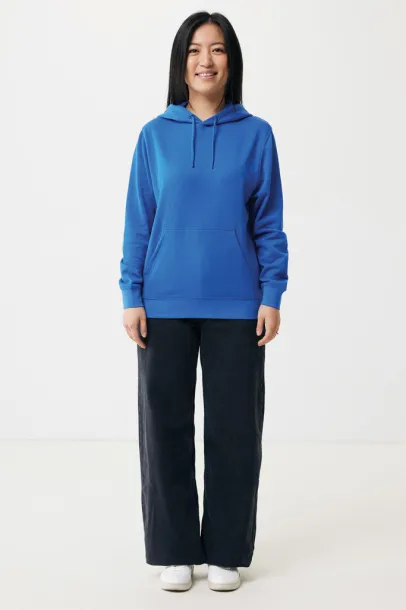  Iqoniq Rila lightweight recycled cotton hoodie - iqoniq Kraljevski plava