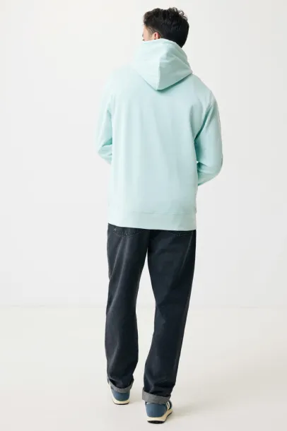  Iqoniq Rila lightweight recycled cotton hoodie - iqoniq crushed mint