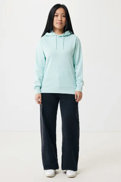  Iqoniq Rila lightweight recycled cotton hoodie - iqoniq crushed mint