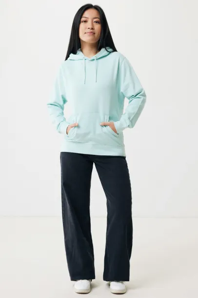  Iqoniq Rila unisex lagani hoodie od recikliranog pamuka, 280 g/m² - iqoniq crushed mint