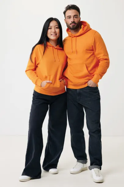  Iqoniq Rila lightweight recycled cotton hoodie - iqoniq Narančasta