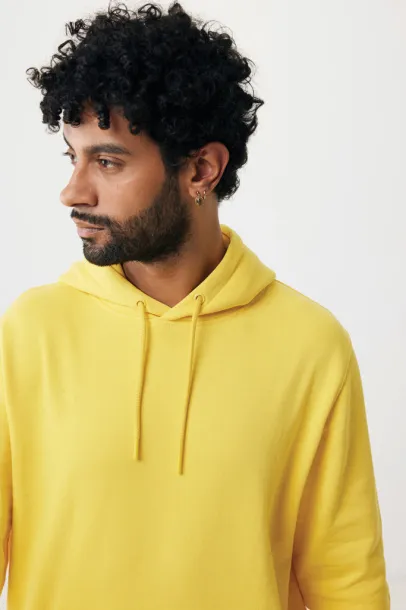  Iqoniq Rila lightweight recycled cotton hoodie - iqoniq Žuta