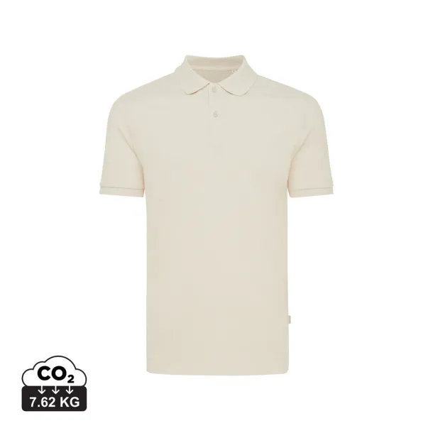  Iqoniq Yosemite unisex polo kratka majica od recikliranog pique pamuka, 220 g/m² - iqoniq natural raw