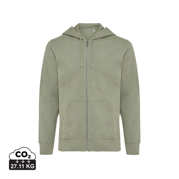  Iqoniq Abisko recycled cotton zip through hoodie - iqoniq 45533C