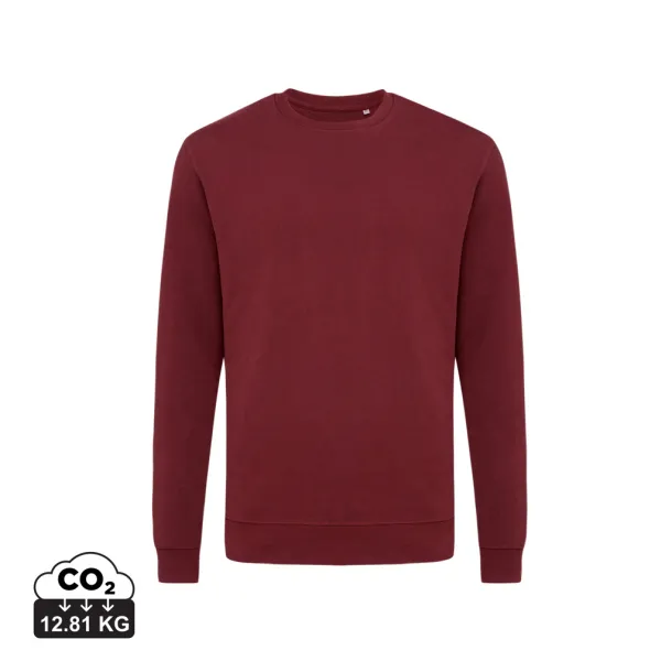  Iqoniq Zion unisex pulover od recikliranog pamuka, 340 g/m² - iqoniq burgundy