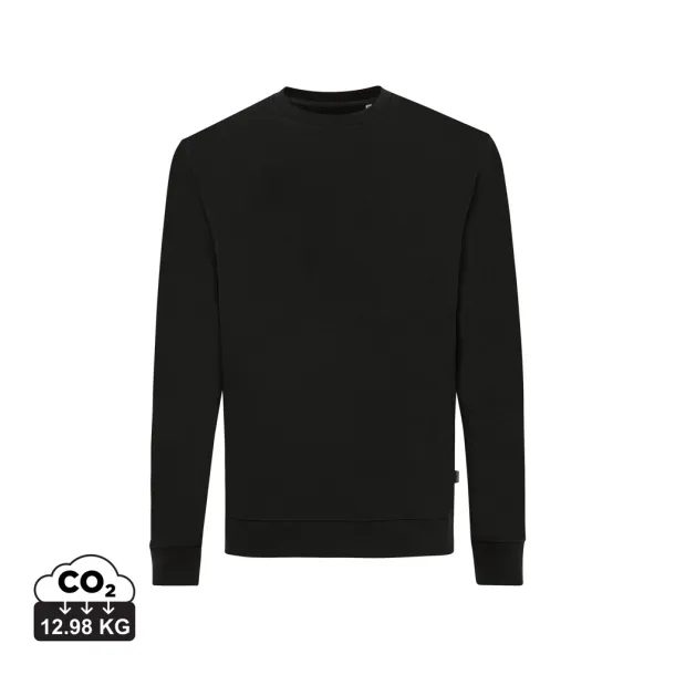  Iqoniq Zion recycled cotton crew neck - iqoniq Black
