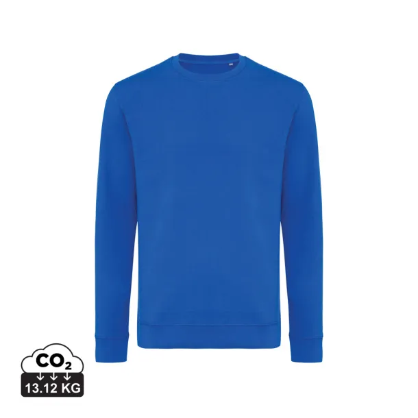  Iqoniq Zion unisex pulover od recikliranog pamuka, 340 g/m² - iqoniq Kraljevski plava