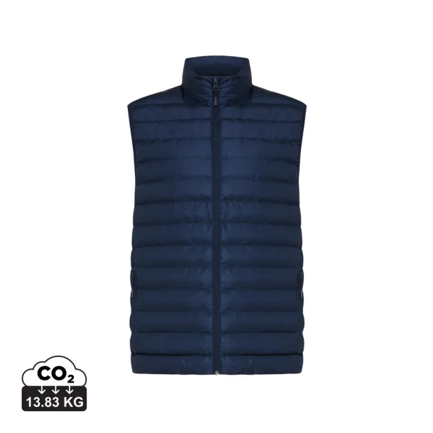  Iqoniq Meru men recycled polyester bodywarmer - iqoniq navy