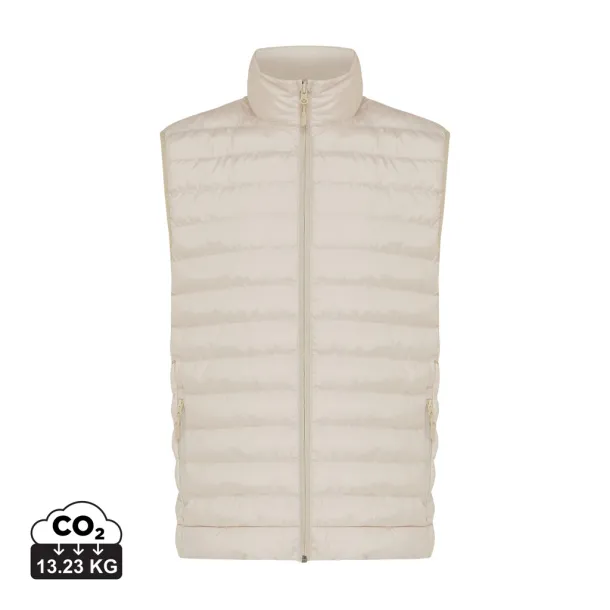  Iqoniq Meru men recycled polyester bodywarmer - iqoniq beige
