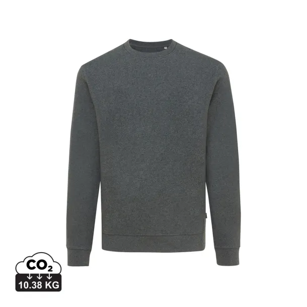  Iqoniq Denali neobojeni pulover od recikiranog pamuka - iqoniq heather anthracite