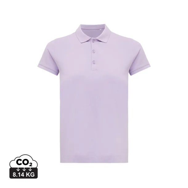 Iqoniq Yosemite ženska pique polo majica od recikliranog pamuka, 220 g/m² - iqoniq Lavanda