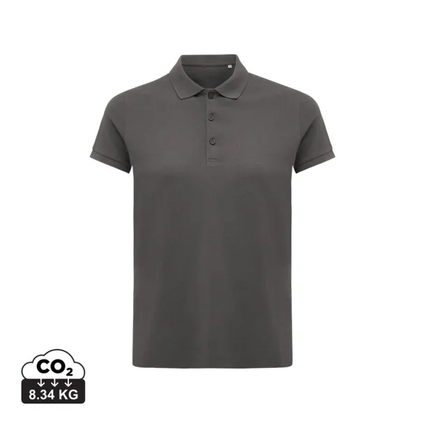 Iqoniq Yosemite women recycled cotton pique polo - iqoniq anthracite